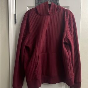 Men's Red Quilted Sweater